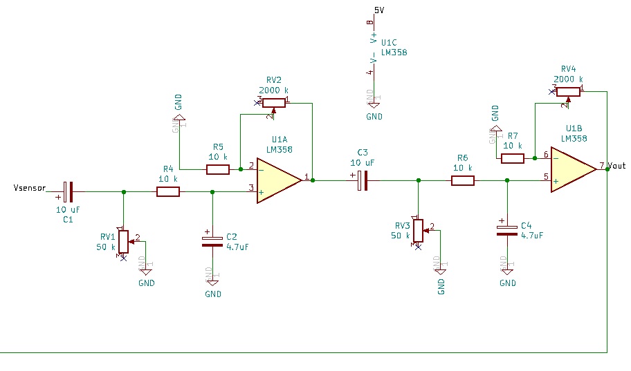 Fig. 4 - Esquema - Filtro passa-banda