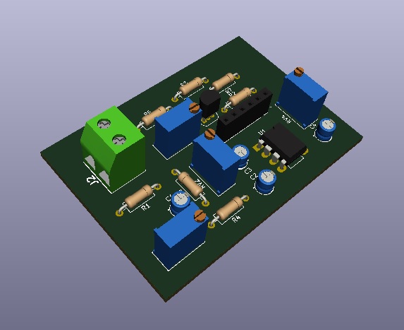 Fig. 8 - Modelo de PCB